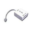 D-Link DSL-30CF (CPF1005C) xDSL spliter (1xRJ11 input and 2xRJ-11 output ports ) with 20cm phone cable
