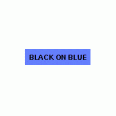 TZ-531, Black on blue, Gloss