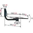 Vogels TVB120 TV Wall mount black/ 33-48cm/ 20kg