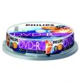 PHILIPS DVD-R diskas 4,7GB 16X 10vnt. Cake box