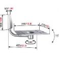 Vogels TVB120 TV Wall mount silver/ 33-48cm/ 20kg
