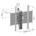 Vogels EFW2005 Plasma wall support advance silver