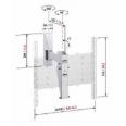 Vogels EFW2010 Plasma wall support advanced silver