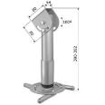 Vogels PPC130 Projector support silver